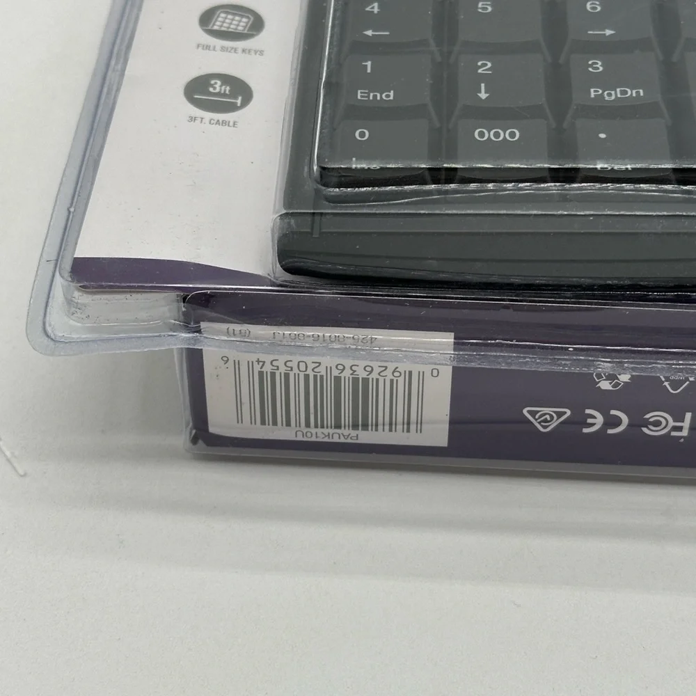 Factory Sealed！Targus PAUK10U Wired USB 2.0 Numeric Keypad with‎ 2 Port Hub